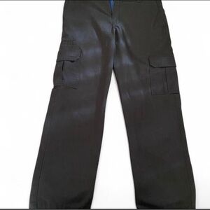 Men's Black Cargo Pants - Classic Utility Style